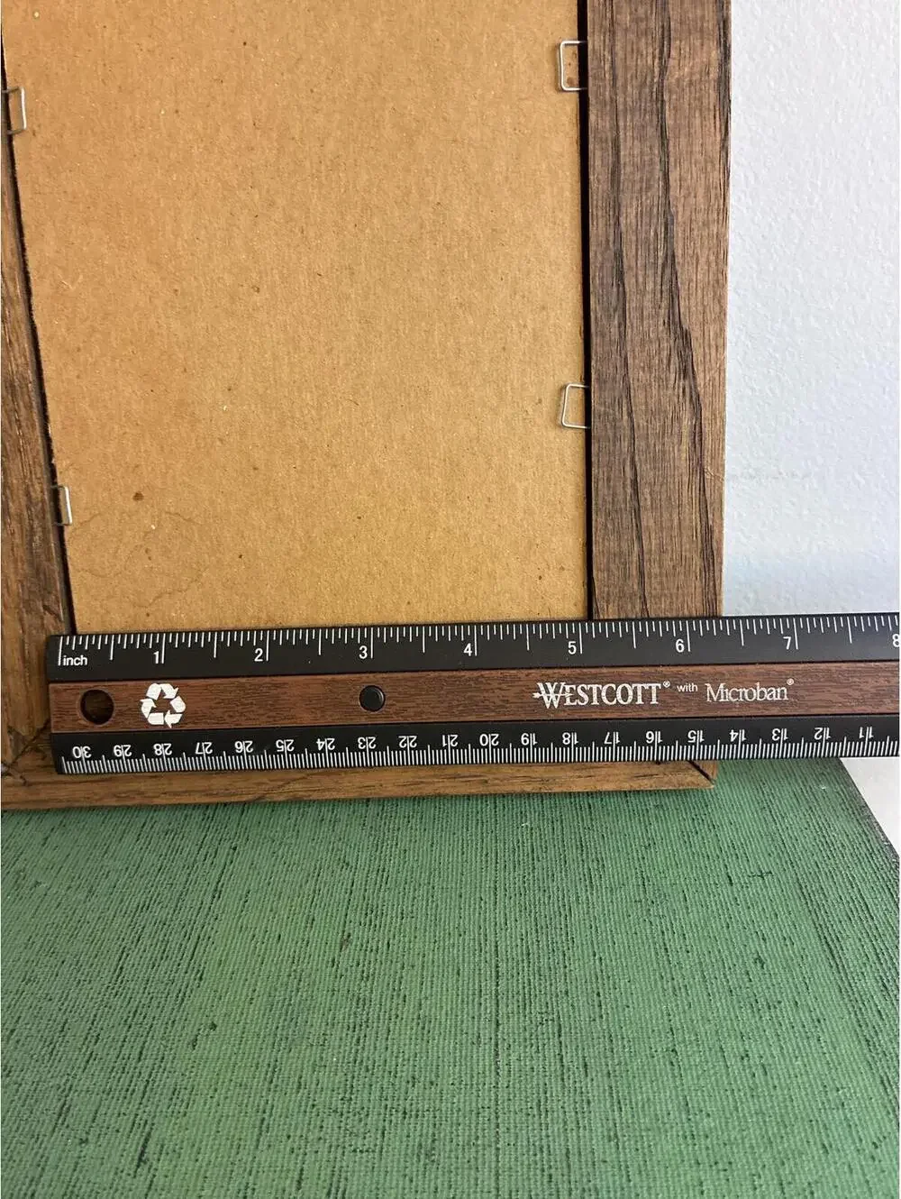 Vintage Solid Wood Picture Frame 7 by 5 Rustic Brown Tabletop Photo Frame